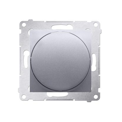 SIMON 54 Dimmer rotativo per LED dimmerabili (modulo) 230V 5-250W argento opaco