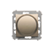 SIMON 54 Dimmer rotativo per LED dimmerabili (modulo) 230V 5-250W oro opaco