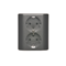 SIMON 54 Double flush-mounted socket outlet with earthing schuko with shutters Scandinavian version 16A 230V screw terminals anthracite