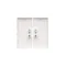 SIMON 54 Double rocker for switches and buttons antibacterial white