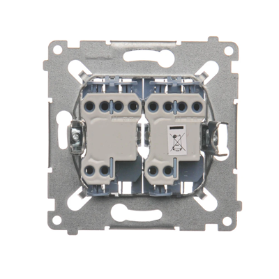 SIMON 54 Double stair switch with backlight (mechanism) 10AX 230V