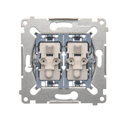 SIMON 54 Double stair switch with backlight (mechanism) 10AX 230V