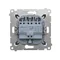 SIMON 54 Dreifachtaster (Modul) 10AX 250V Schnellanschlüsse anthrazit