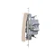 SIMON 54 Dreifachtaster (Modul) 10AX 250V Schnellanschlüsse creme