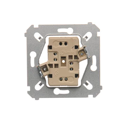 SIMON 54 Dvojitá zásuvka s uzemněním (mechanismus) 16A, 250V, šroubové svorky