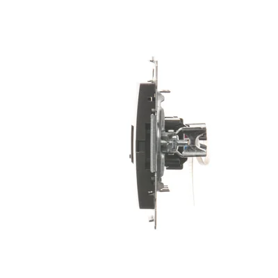 SIMON 54 Einzelne Computersteckdose RJ45 Kategorie 6 mit Staubschutzabdeckung (Modul) Metallic-Anthrazit