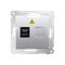 SIMON 54 Fiber optic / optical single SC/APC socket silver mat