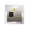 SIMON 54 Fiber optic / single optical socket SC/APC gold mat