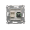 SIMON 54 Fiber optic / single optical socket SC/APC gold mat
