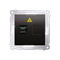 SIMON 54 Fiber / optical single SC/APC socket anthracite
