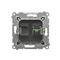 SIMON 54 Fiber / optical single SC/APC socket anthracite