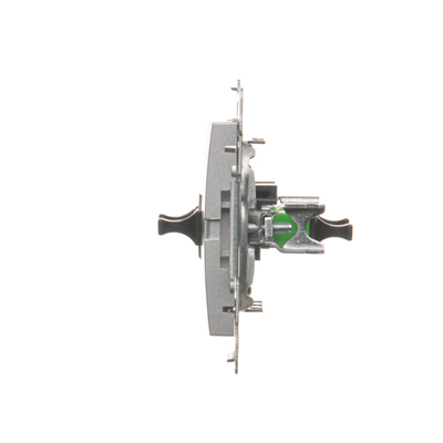 SIMON 54 Fiber optic/optical double socket SC/APC silver mat