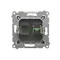 SIMON 54 Fiber optic/optical single SC/APC socket brown mat