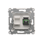 SIMON 54 Fiber optic/optical single socket SC/APC white