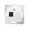 SIMON 54 Fibra óptica simple/toma óptica SC/APC blanco