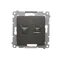 SIMON 54 Fibre optique/optique double prise SC/APC bronze mat