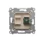 SIMON 54 Glasfaser-/Optik-Buchse einzeln SC/APC creme