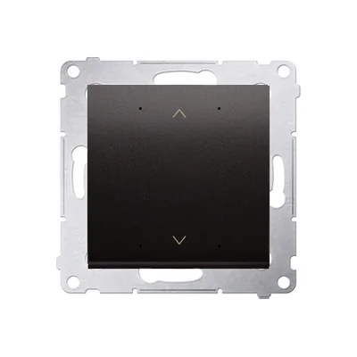 Simon 54 GO WMDC-013NxP-048 Controller for roller blinds, blinds, awnings, curtains, controlled by a smartphone [Wi-Fi] - SHUTTER; 2x5 A, 230 V, (module); anthracite