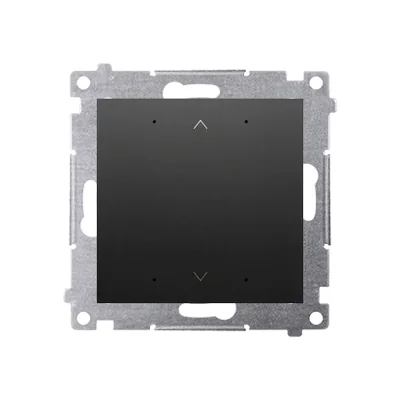 Simon 54 GO WMDC-013NxP-049 Controller for roller blinds, blinds, awnings, curtains, controlled by a smartphone [Wi-Fi] - SHUTTER; 2x5 A, 230 V, (module); matt black