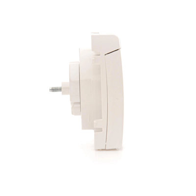 SIMON 54 Grounded socket cover - for IP44 version - flap in the color of the cover, white