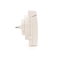 SIMON 54 Grounded socket cover - for IP44 version - flap in the color of the cover, white
