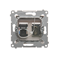 SIMON 54 HDMI + RJ45 socket category 6 (module) brown mat