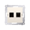 SIMON 54 HDMI + RJ45 socket category 6 (module) cream