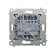SIMON 54 Interruttore triplo con retroilluminazione LED (modulo) 10AX 230V antracite