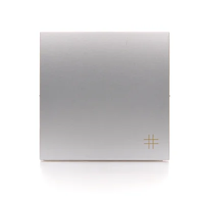 SIMON 54 Клавіш одинарний для вимикачів/кнопок, срібний мат