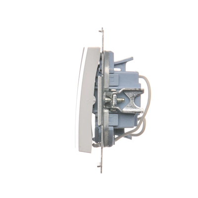 SIMON 54 Łącznik potrójny z podświetleniem LED (moduł) 10AX 230V biały
