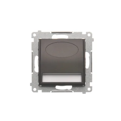 SIMON 54 LED-Leuchte 230V AV 1,1W 5900K braun matt