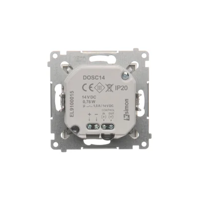 SIMON 54 LED-Leuchte mit Sensor 14V DC 064W 5900K Gold matt