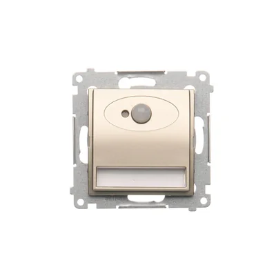 SIMON 54 LED-Leuchte mit Sensor 230V AC 1,4W 5900K Gold matt