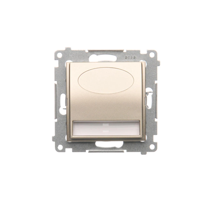 SIMON 54 LED luminaire 14V DC 0.56W 5900K golden matt