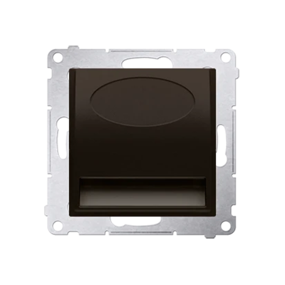 SIMON 54 LED luminaire 230V AV 1.1W 5900K brown matt