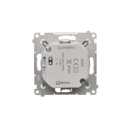 SIMON 54 LED luminaire 230V AV 1.1W 5900K cream