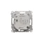 SIMON 54 LED luminaire 230V AV 1.1W 5900K silver matt
