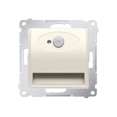 SIMON 54 LED luminaire with sensor 230V AC 1.4W 5900K cream