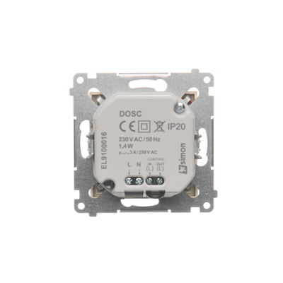 SIMON 54 LED luminaire with sensor 230V AC 1.4W 5900K cream
