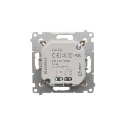 SIMON 54 LED svítidlo s čidlem 230V AC 1,4W 5900K krémové