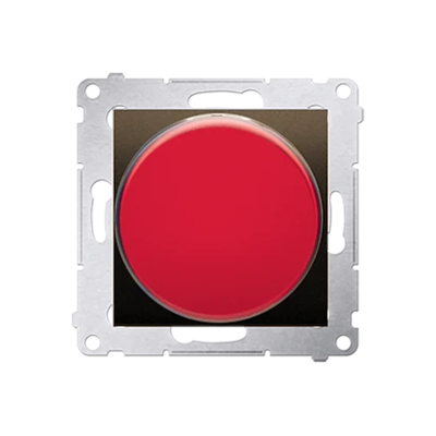 SIMON 54 LED traffic light - red light (module) 230V brown mat