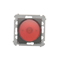 SIMON 54 LED traffic light - red light (module) 230V brown mat