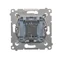 SIMON 54 "Light" button with LED backlight (module) 16AX 230V golden mat