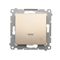 SIMON 54 "Light" button with LED backlight (module) 16AX 230V golden mat