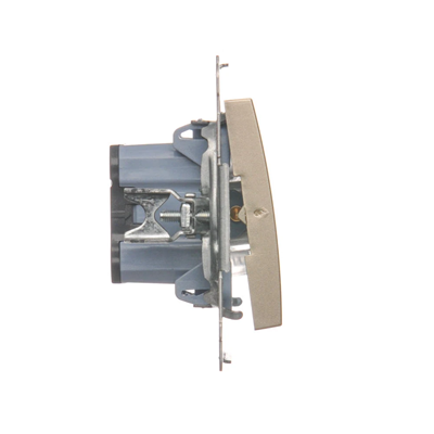 SIMON 54 "Light" button with LED backlight (module) 16AX 230V golden mat