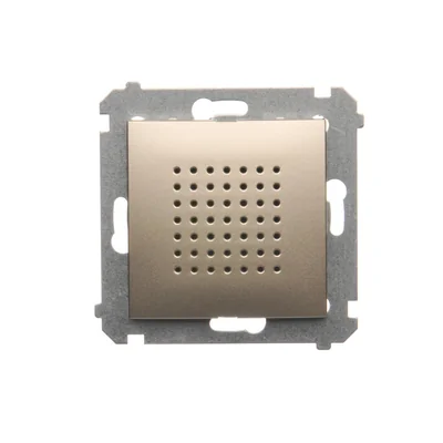 SIMON 54 Loudspeaker in the golden matt metallic frame