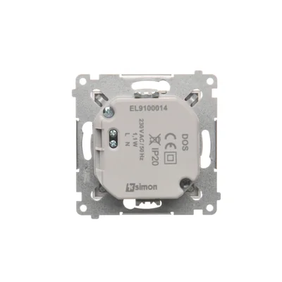 SIMON 54 Luminaria LED 230V AV 1.1W 5900K plata mate