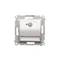 SIMON 54 Luminaria LED con sensor 230V AC 1,4W 5900K plata mate