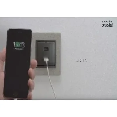 SIMON 54 Nabíječka 2xUSB (modul) 2.1A 5V DC 230V krémová