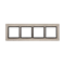 SIMON 54 NATURE 4-gang concrete frame Funda mente